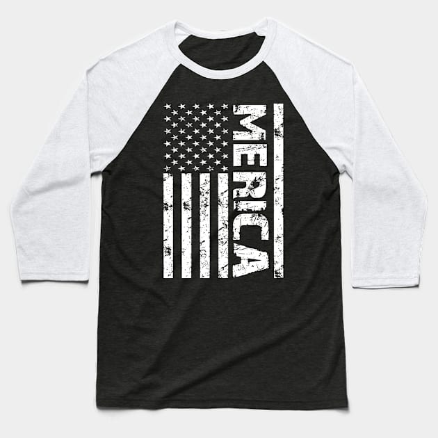 Merica Baseball T-Shirt by StarTshirts